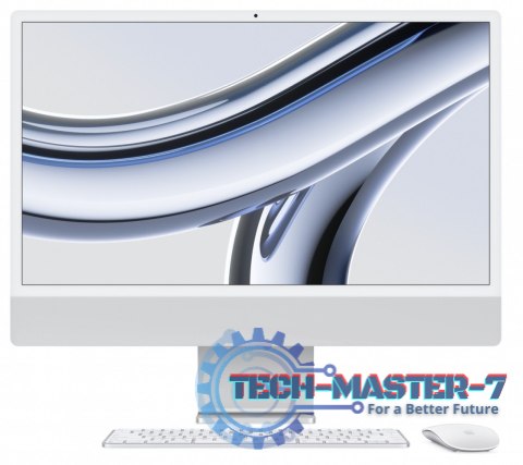 IMac 24 cale: M3 8/10, 8GB, 256GB SSD - Srebrny