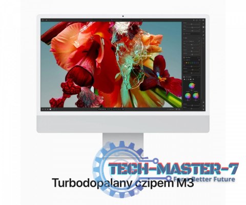 IMac 24 cale: M3 8/10, 8GB, 256GB SSD - Srebrny IMac 24 cale: M3 8/10, 8GB, 256GB SSD - Srebrny