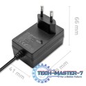 Ładowarka Super FAST PD for Raspberry PI 5 | USB-C | 27W | 5-12V | 1.8-5A | Czarna