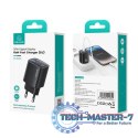 Ładowarka sieciowa 30W GaN LED USB+USB-C CC229 Fast Charging czarna