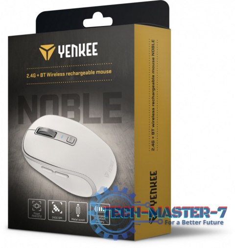 Mysz bezprzewodowa DUAL WiFi+Bluetooth akumulator 5 przycisków Mysz bezprzewodowa DUAL WiFi+Bluetooth akumulator 5 przycisków