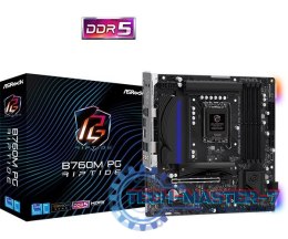 Płyta główna B760M PG RIPTIDE s1700 4DDR5 DP/HDMI/USB mATX