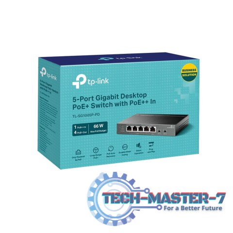 Przełącznik SG1005P-PD 5xGE (1xPoE++ 4xPoE+) Przełącznik SG1005P-PD 5xGE (1xPoE++ 4xPoE+)