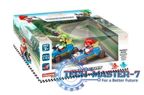 Zestaw pojazdów Mario Kart Mach 8 Twinpack pull back Zestaw pojazdów Mario Kart Mach 8 Twinpack pull back