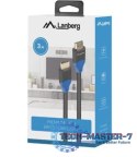 Kabel HDMI M/M V2.0 3m 4K pełna miedź czarny BOX