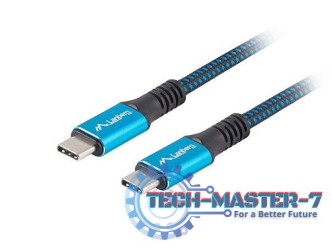 Kabel USB-C M/M USB4 1.2m 100W 8K 60HZ czarno-niebieski