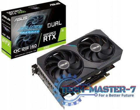 Karta graficzna GeForce RTX 3060 DUAL OC V2 12GB GDDR6 192bit 3DP/HDMI