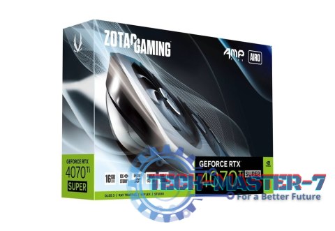 Karta graficzna GeForce RTX 4070 Ti SUPER AMP AIRO 16GB GDDR6X 256bit Karta graficzna GeForce RTX 4070 Ti SUPER AMP AIRO 16GB GDDR6X 256bit