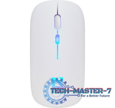 Mysz bezprzewodowa silent click TOUCH MM-997 akumulator 800/1200/1600 DPI biała
