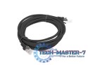 PATCHCORD KAT.6 3M CZARNY FLUKE PASSED LANBERG