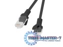 PATCHCORD KAT.6 3M CZARNY FLUKE PASSED LANBERG