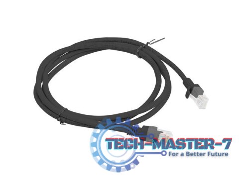 Patchcord kat.5e 1.5M UTP czarny