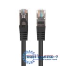 Patchcord kat.6 FTP 0.5m czarny Fluke 10-pak