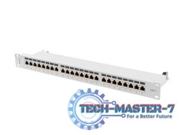Patchpanel 24 port 1U KAT7 EK. PPS7-1024-S Szary