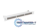 Patchpanel 24 port 1U KAT7 EK. PPS7-1024-S Szary