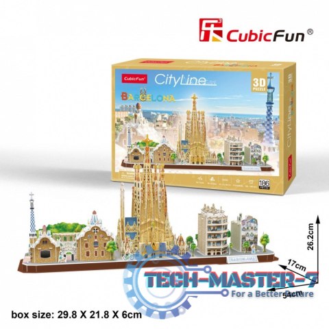 Puzzle 3D City Line Barcelona Puzzle 3D City Line Barcelona