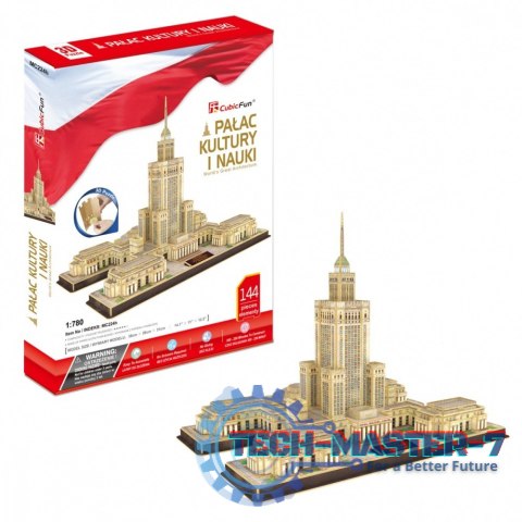 Puzzle 3D Palac Kultury i Nauki, 144 elementy Puzzle 3D Palac Kultury i Nauki, 144 elementy