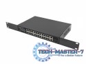 Switch 24x1GB POE+ 2xGB 2xSFP rack 19'' gigabit ethernet 360W