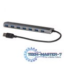 USB 3.0 Metal HUB Charging - 7 portów zasiilanie/ładowanie