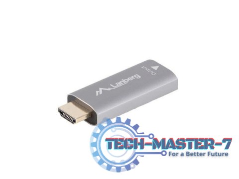 Adapter HDMI(M)-Displayport(F)4K srebrny Adapter HDMI(M)-Displayport(F)4K srebrny