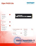Dysk SSD 2TB Viper P400 Lite 3300/2700MB/s PCIe M.2 Gen 4x4 NVMe1.4
