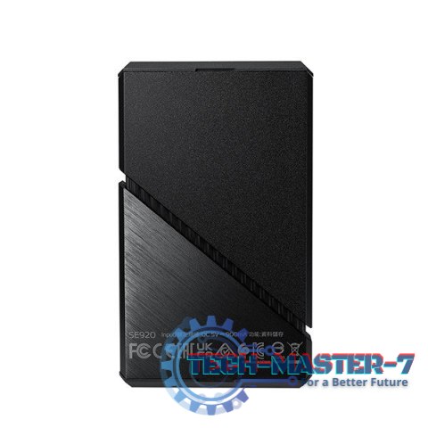 Dysk zewnętrzny SSD SE920 1TB USB4C 3800/3700 MB/s czarny Dysk zewnętrzny SSD SE920 1TB USB4C 3800/3700 MB/s czarny