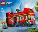 Klocki City 60407 Czerwony, piętrowy autokar