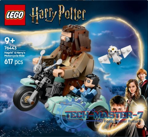 Klocki Harry Potter 76443 Przejażdżka motocyklowa Hagrida i Harry'ego Klocki Harry Potter 76443 Przejażdżka motocyklowa Hagrida i Harry'ego
