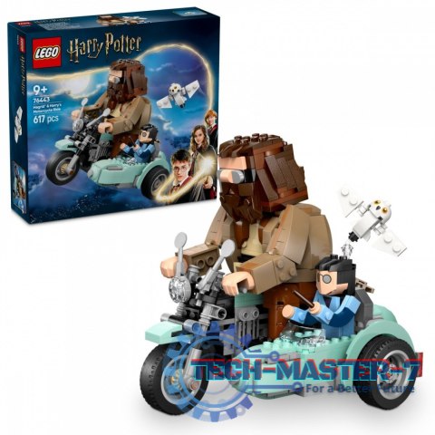 Klocki Harry Potter 76443 Przejażdżka motocyklowa Hagrida i Harry'ego Klocki Harry Potter 76443 Przejażdżka motocyklowa Hagrida i Harry'ego