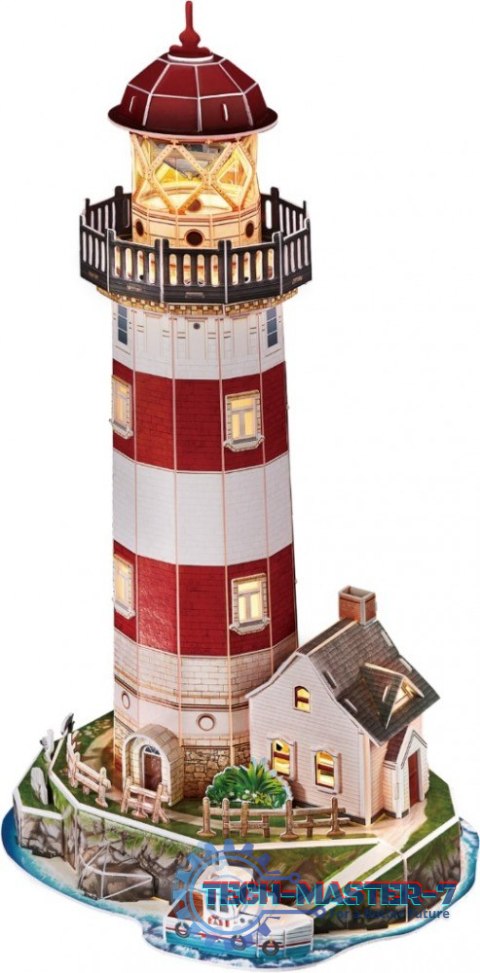 Puzzle 3D 72 elementy Latarnia wersja nocna Puzzle 3D 72 elementy Latarnia wersja nocna