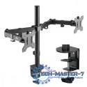 Uchwyt biurkowy na 2 monitory LCD MC-884 17-32 cale 2x8kg (max 16kg) vesa 75x75 oraz 100x100