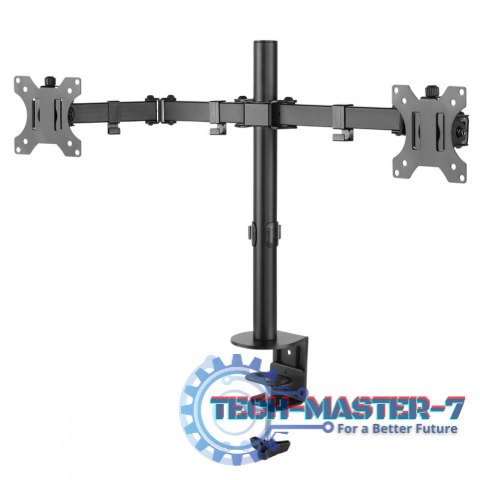 Uchwyt biurkowy na 2 monitory LCD MC-884 17-32 cale 2x8kg (max 16kg) vesa 75x75 oraz 100x100 Uchwyt biurkowy na 2 monitory LCD MC-884 17-32 cale 2x8kg (max 16kg) vesa 75x75 oraz 100x100