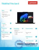 Ultrabook ThinkPad T14s G6 21M1000VPB W11Pro 7 PRO 360/32GB/1TB/INT/14.0 WUXGA/Black/3YRS Premier Support + CO2 Offset