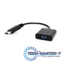 Adapter DisplayPort do VGA czarny