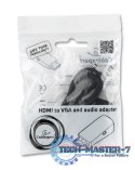 Adapter HDMI-A(M)->VGA(F)+Audio