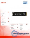 Dysk SSD PX600 500GB M.2 PCIe 4x4 NVMe 2280