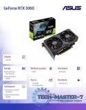 Karta graficzna GeForce RTX 3060 DUAL OC V2 12GB GDDR6 192bit 3DP/HDMI