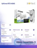 Karta graficzna GeForce RTX 4060 Twin Edge OC 8GB GDDR6 128bit biała