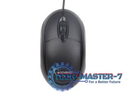 Mysz OPTO 1-SCROLL USB (MUS-U-01) Black