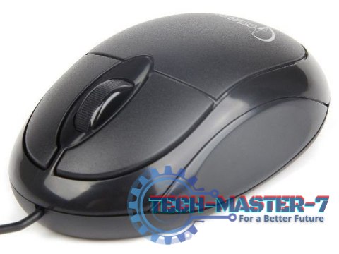 Mysz OPTO 1-SCROLL USB (MUS-U-01) Black Mysz OPTO 1-SCROLL USB (MUS-U-01) Black