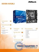 Płyta główna H610M-HVS/M.2 R2.0 s1700 2DDR4 D-Sub/HDMI mATX