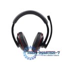 Słuchawki z mikrofonem MHS-U-001 USB czarne