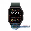 Watch Ultra 2 GPS + Cellular, koperta 49 mm z tytanu w kolorze czarnym z opaską Alpine M w kolorze ciemnozielonym