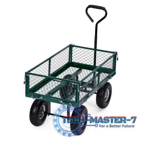 Wózek transportowy ogrodowy 200 kg otwierane burty duże pompowane koła MultiGarden MULTI GARDEN Wózek transportowy ogrodowy 200 kg otwierane burty duże pompowane koła MultiGarden MULTI GARDEN