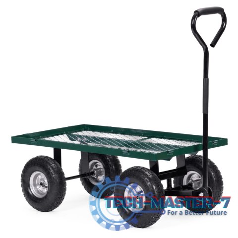 Wózek transportowy ogrodowy 200 kg otwierane burty duże pompowane koła MultiGarden MULTI GARDEN Wózek transportowy ogrodowy 200 kg otwierane burty duże pompowane koła MultiGarden MULTI GARDEN