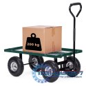 Wózek transportowy ogrodowy 200 kg otwierane burty duże pompowane koła MultiGarden MULTI GARDEN