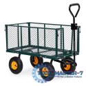 Wózek transportowy ogrodowy 400 kg do traktorka otwierane burty duże pompowane koła MultiGarden MULTI GARDEN