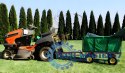 Wózek transportowy ogrodowy 400 kg do traktorka otwierane burty duże pompowane koła MultiGarden MULTI GARDEN