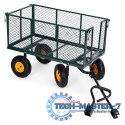 Wózek transportowy ogrodowy 400 kg do traktorka otwierane burty duże pompowane koła MultiGarden MULTI GARDEN