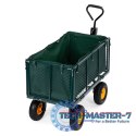 Wózek transportowy ogrodowy 400 kg do traktorka otwierane burty duże pompowane koła MultiGarden MULTI GARDEN